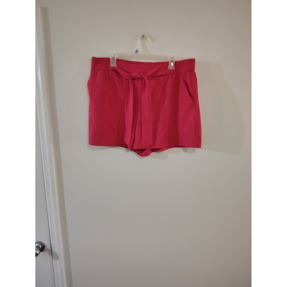 7th Avenue Design Studio New York & Company Pink Tie Waist‎ Shorts Womens XL